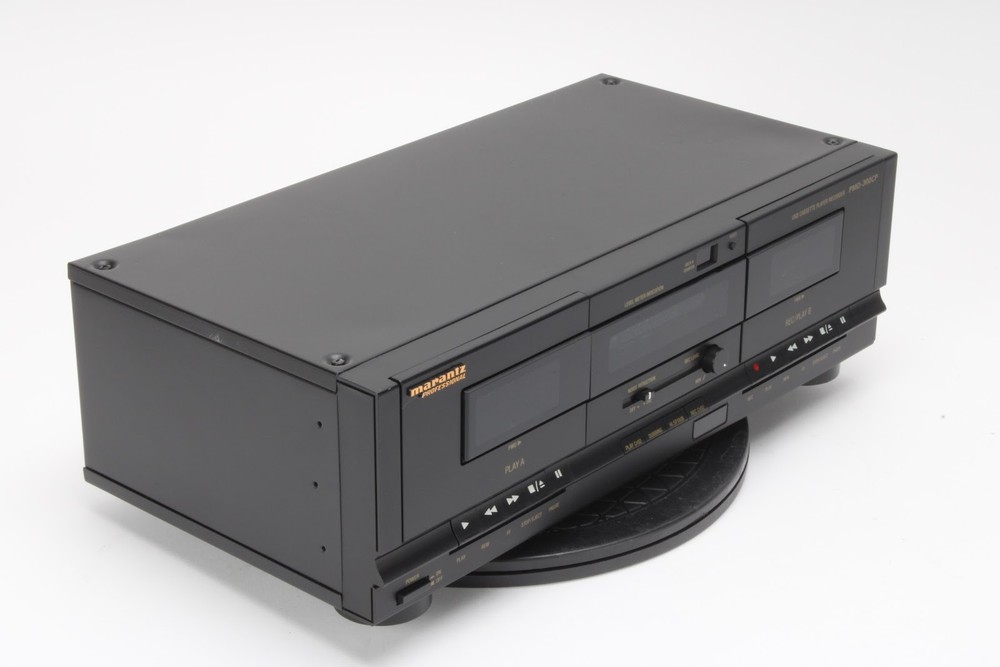 Marantz PMD-300CP Pro Dual Deck Cassette Recorder - AS IS
