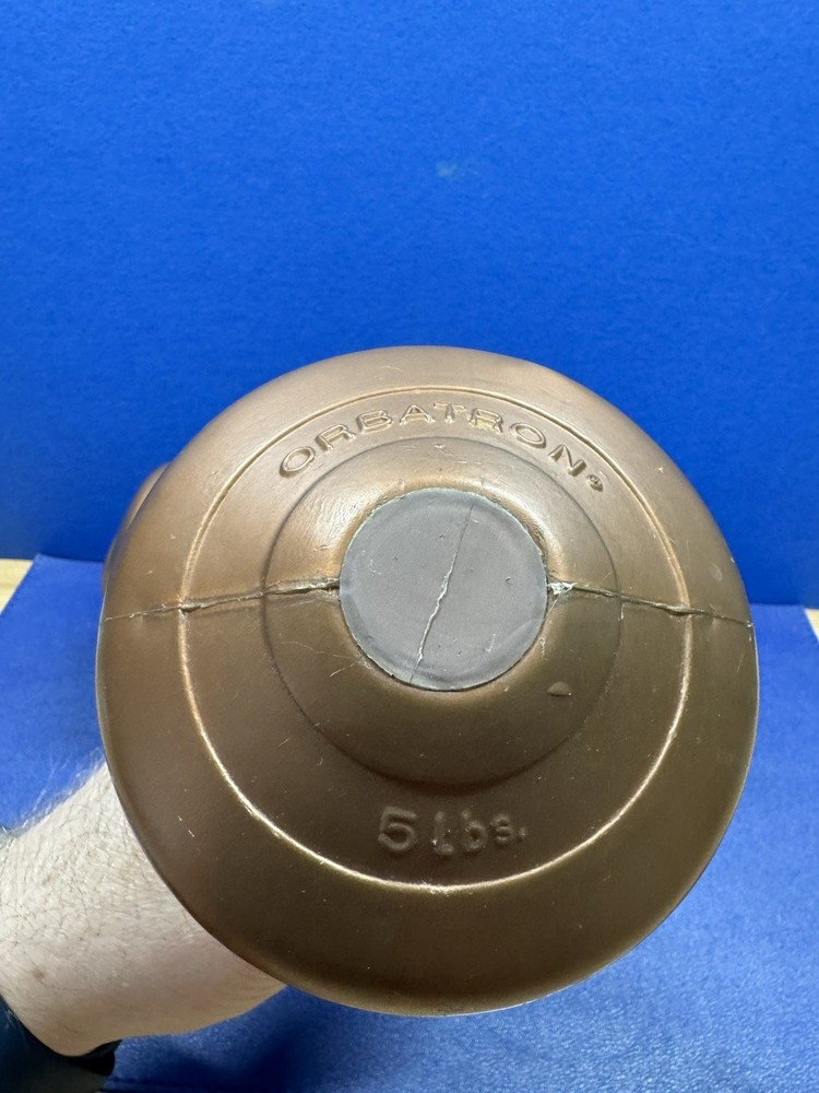 Vintage ORBATRON Dumbbells 5 lbs Each