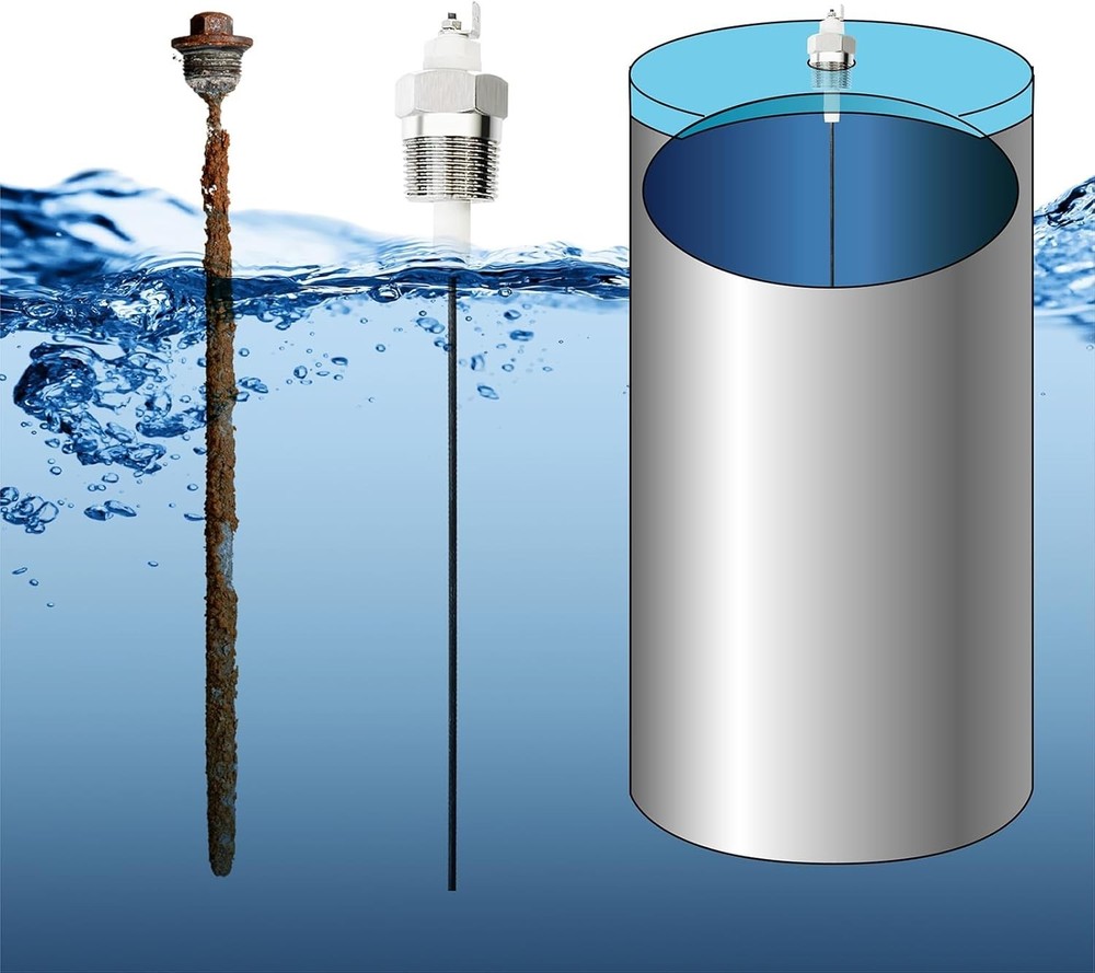 Powered Anode Rod for Water Heater Tank, Electric Anode Rod for Hot Water Hea...