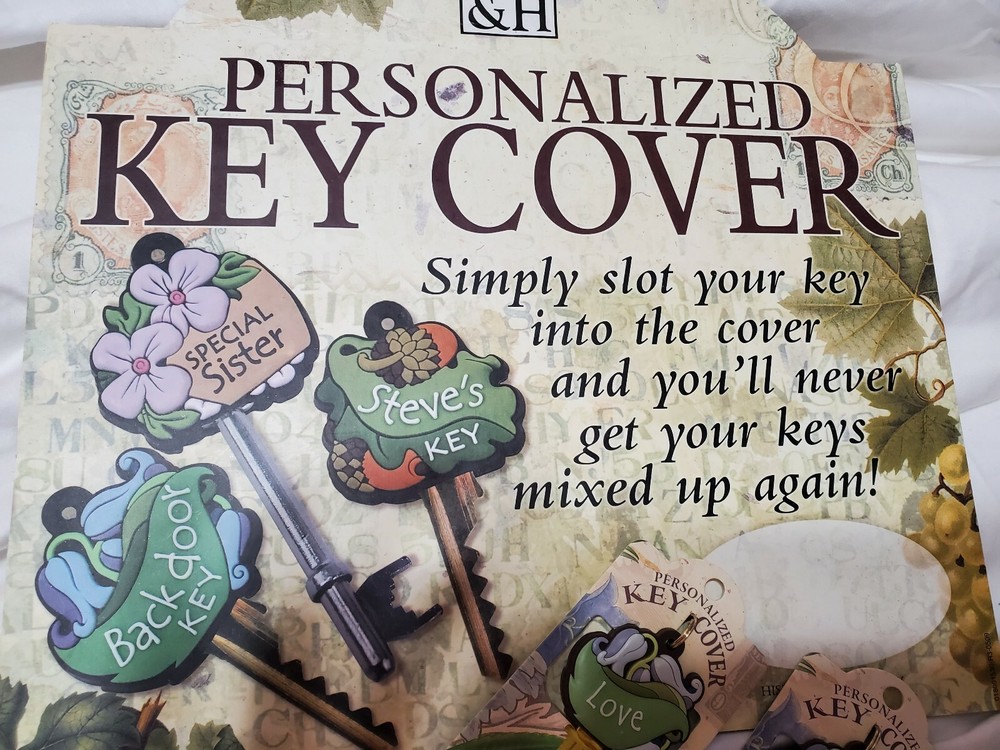 PERSONALIZED KEY COVERS