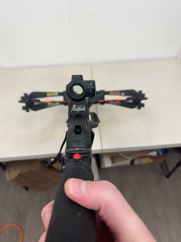Barnett XP 370 TriggerTech Compound Crossbow w sig sauer romeo-msr red dot scope