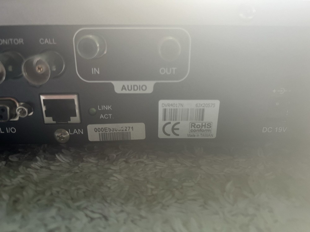 RoHS 4Ch MPEG4 DVR Digital Recorder With Wide angle Lens Camera And Cabling.