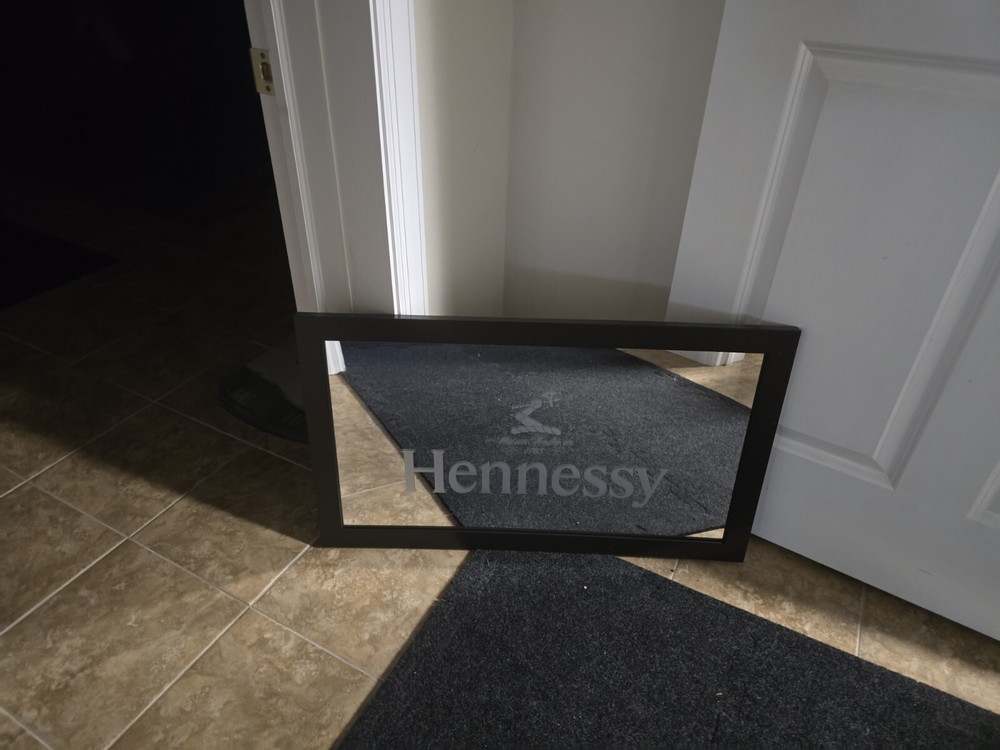 Hennessy Cognac Bar Mirror  L.30 W.18 D.75