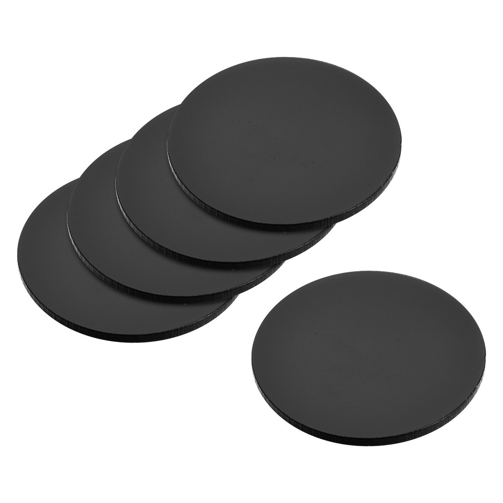 20pcs 30MM Round Miniature Model Bases, 2MM Thick Circular Base, Black