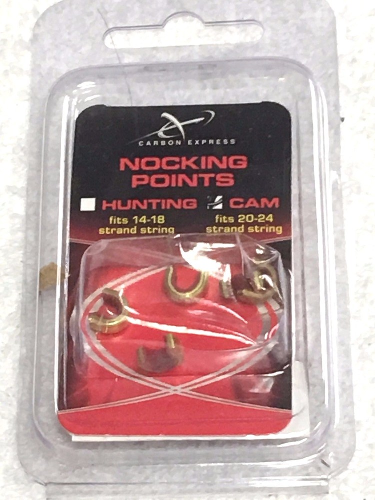 Bow & Arrow String NOCKING POINTS, Set of 5, Carbon Express, Fits 20-24 String