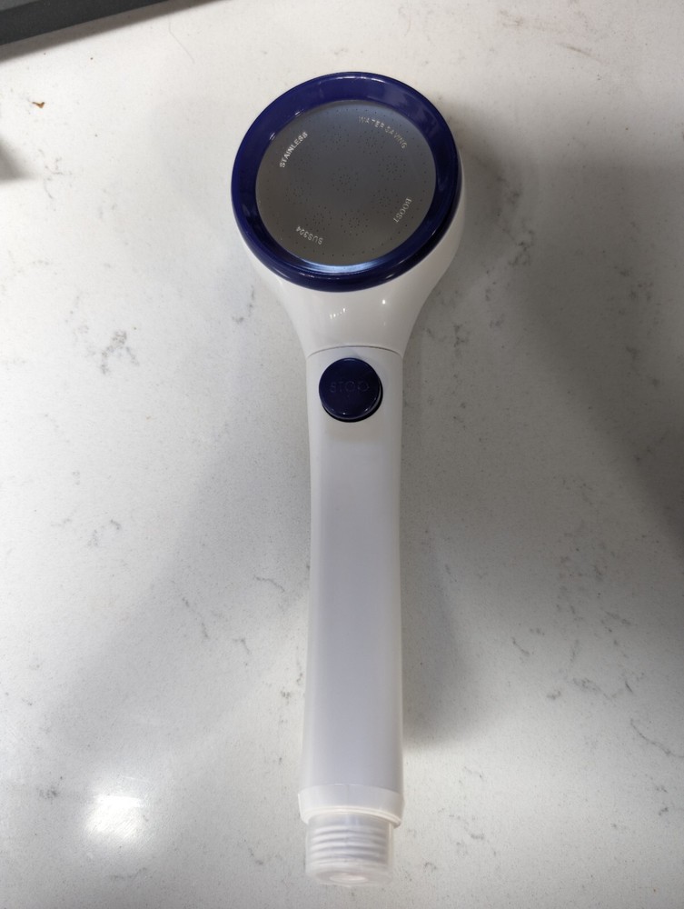 Hand Held Showerhead with On/Off Switch, Portable Spray Shower Head, 1/2"