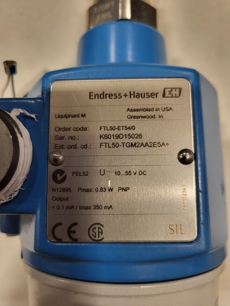 FLT50-ET54/0 Endress + Hauser Vibronic Point Level Detection