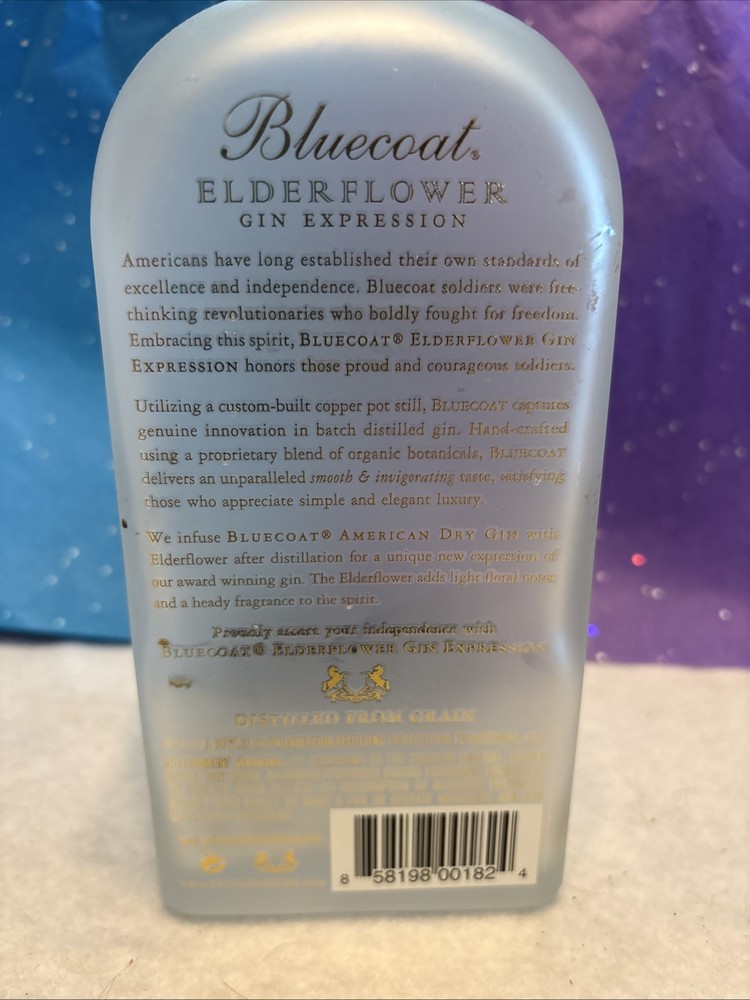 Bluecoat American Dry Gin 750ml - Empty