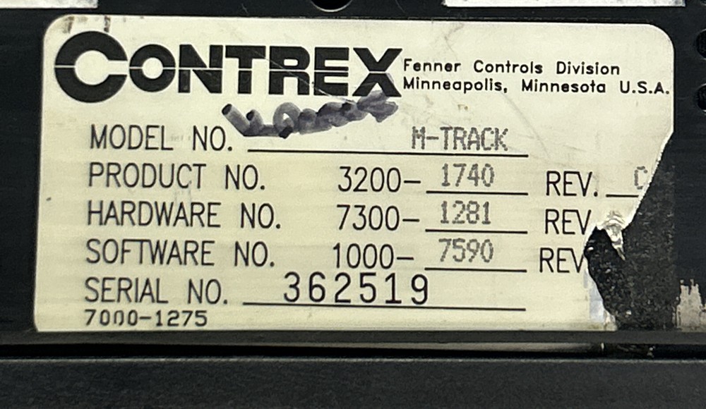 FENNER CONTREX,M-TRACK,SYNCRONIZING CONTROL