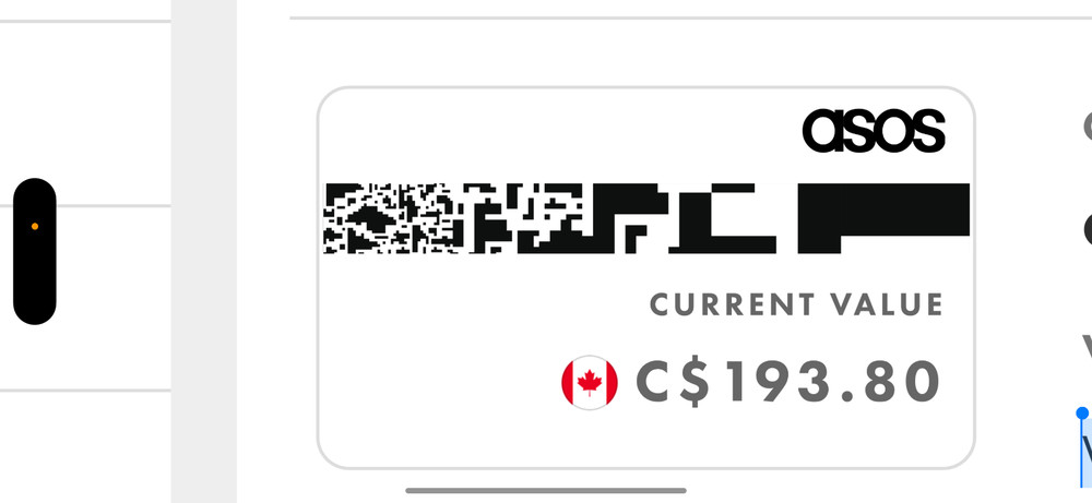 Asos gift card