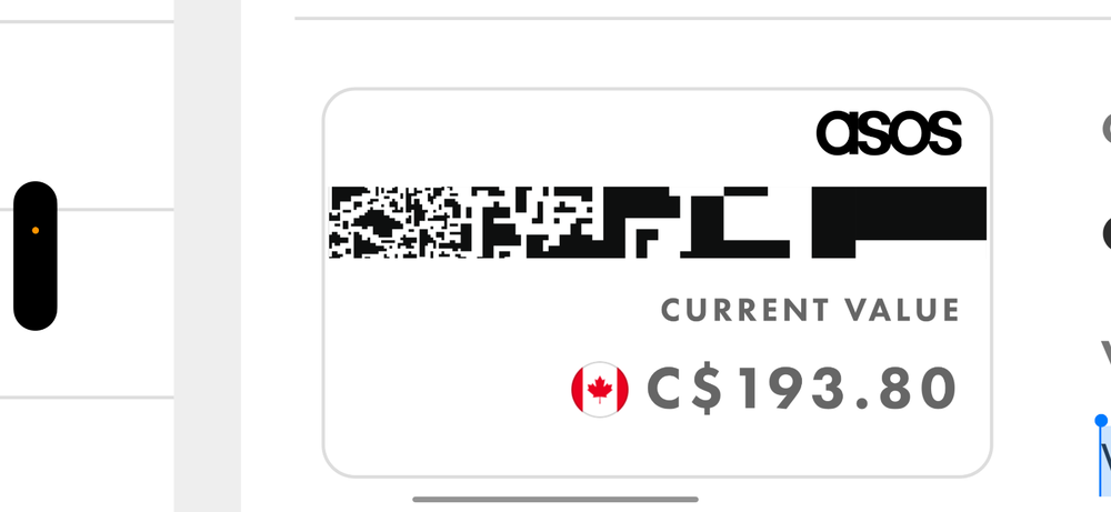 Asos gift card