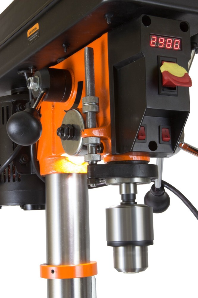 WEN 4214T 5A 12-In Variable Speed Benchtop Drill Press with Laser and Work Light