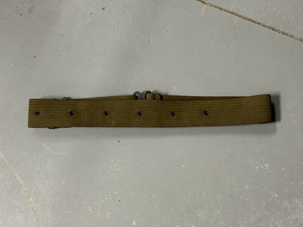US WW1 Garrison Web Belt Green