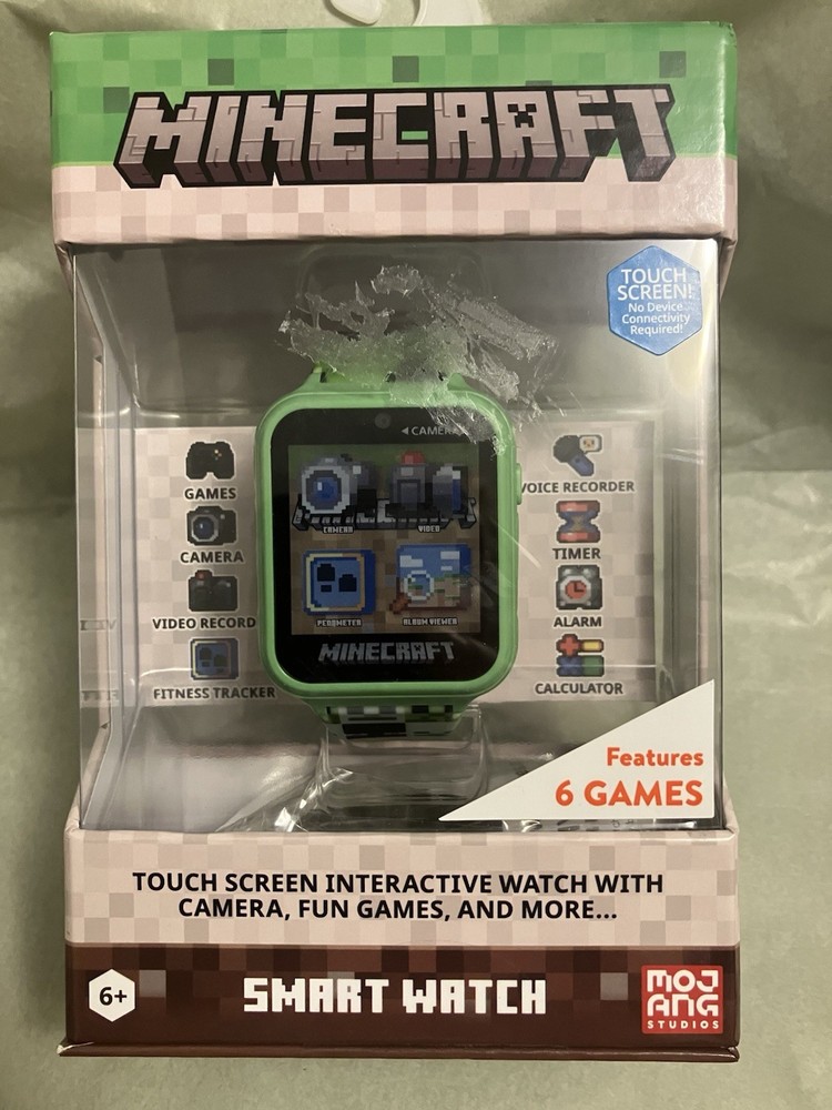 Minecraft Interactive  SmartcWatch With Camera Touch Screen For Kids