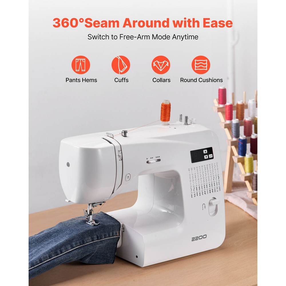 Computerized Sewing Machine Digital Sewing Machine 60 Stitch Applications