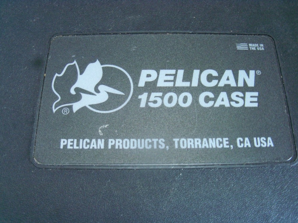 PELICAN CASE (NO FOAM, EMPTY, 1500 MODEL)