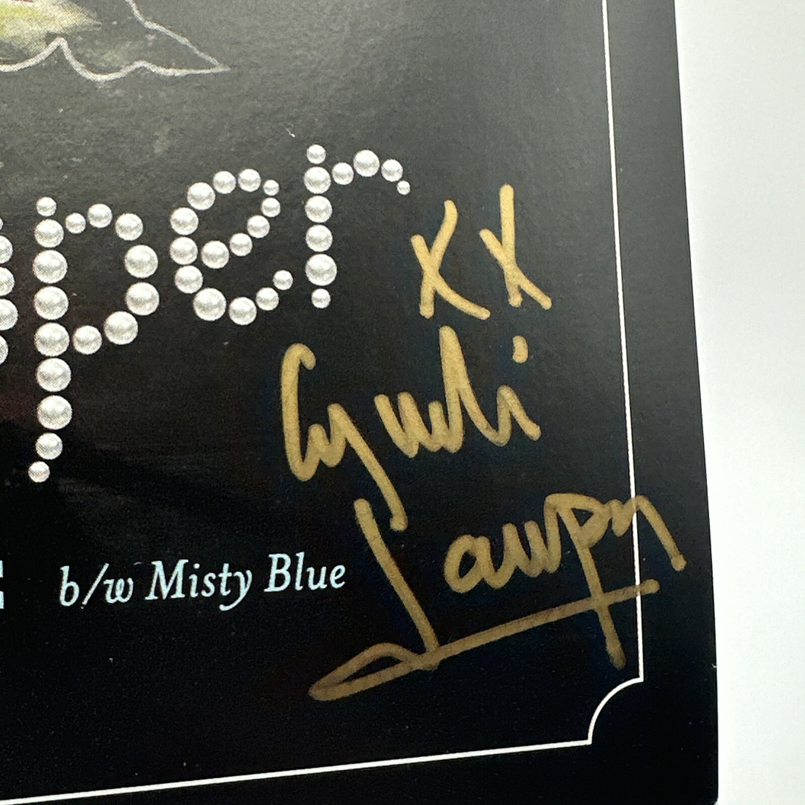 Cyndi Lauper Funnel of Love Signed Autograph 7" Pink Vinyl Record Promo 2016