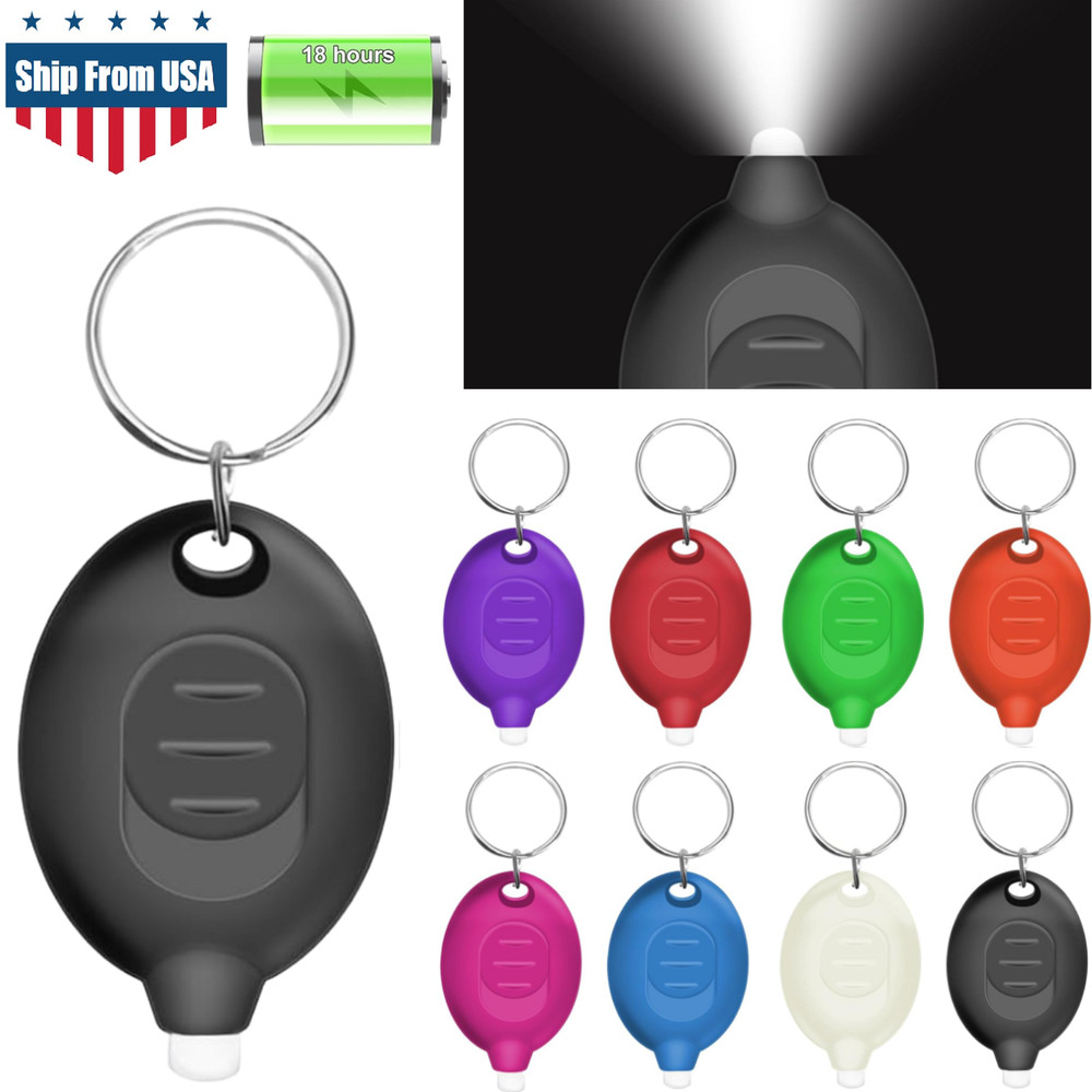 5× LED Keychain Flashlight Mini Keychain Light Ultra Bright Flashlight Portable