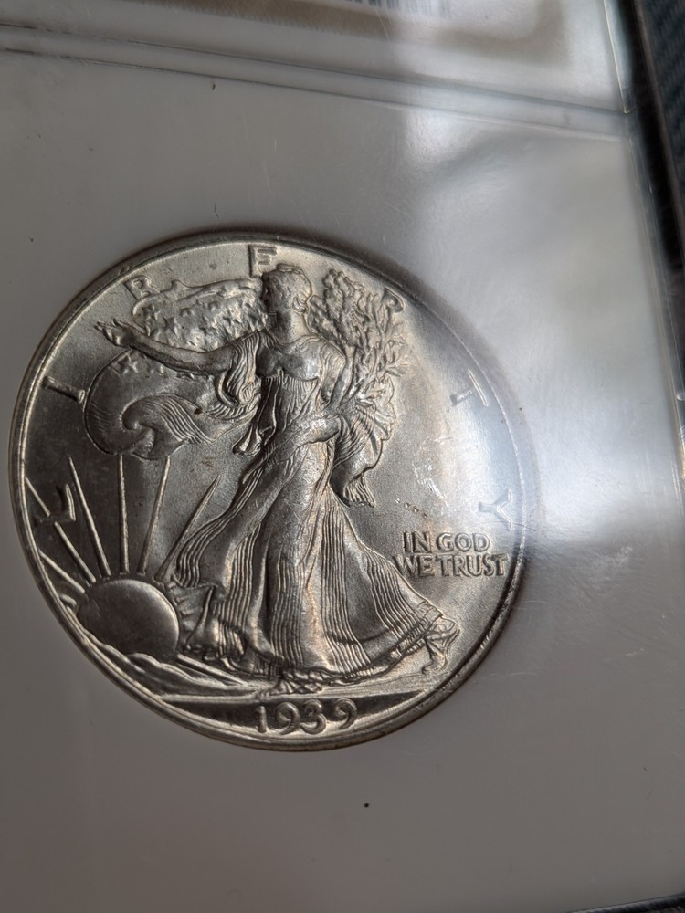 1939-D Walking Liberty Half Dollar NGC MS-65