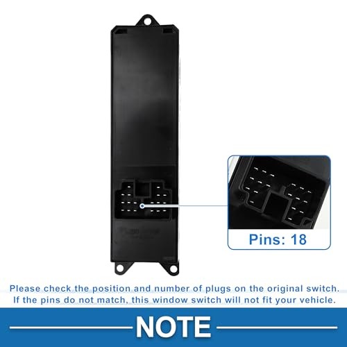 Power Window Switch No.8608A187 Front Left Driver Side Window Control Switch