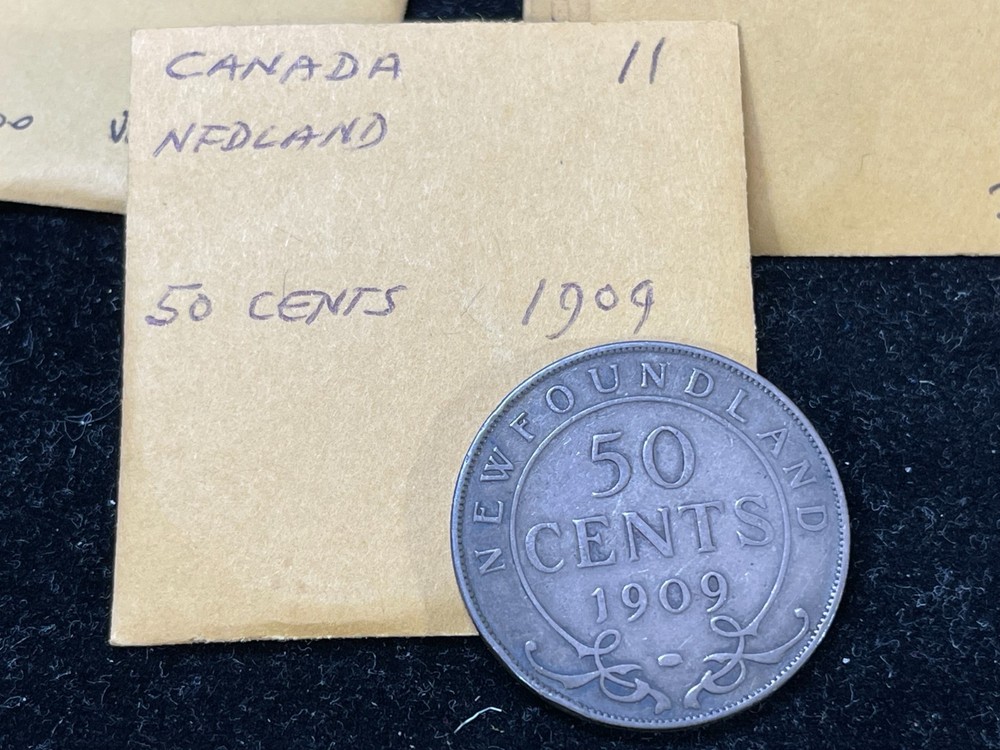 1909 Canada Newfoundland 50 Cents High Value