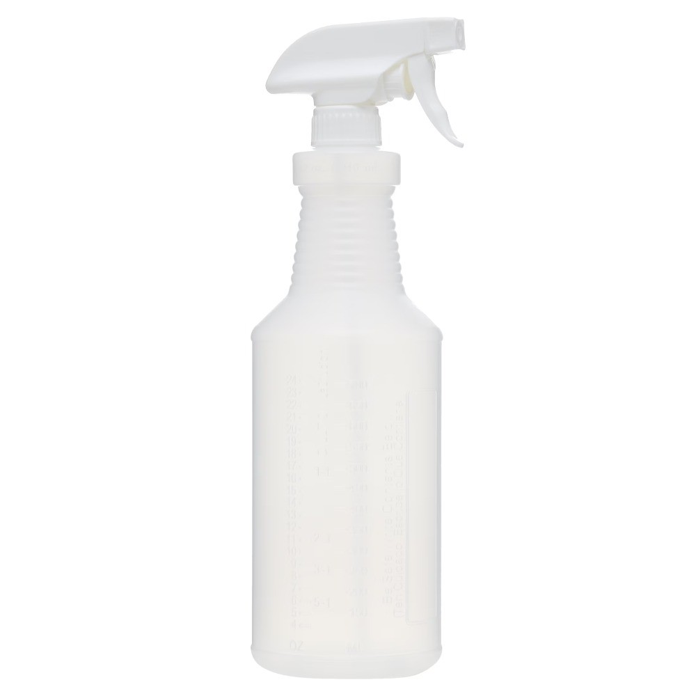 32oz Empty Plastic Spray Bottles 12 Pack Refillable Container for Cleaning
