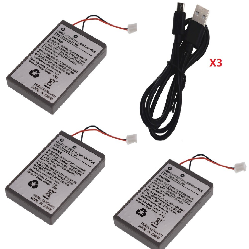 New Replacement battery For Sony PS4 Wireless Controller 2000mAh & USB Cable