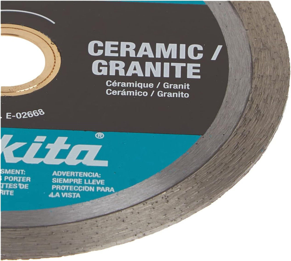 E-02668 4-1/2" Diamond Blade, Continuous Rim, General Purpose