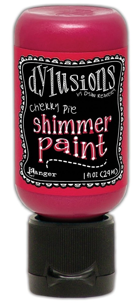Dylusions Shimmer Paint 1oz-Cherry Pie