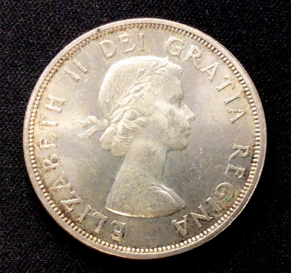 1962 Canada Silver 1$! ENN Coins