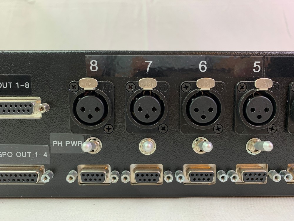 TODD-A0 Intercom Editor Talent Stage Console Remote Matrix Outputs GPO Mutes