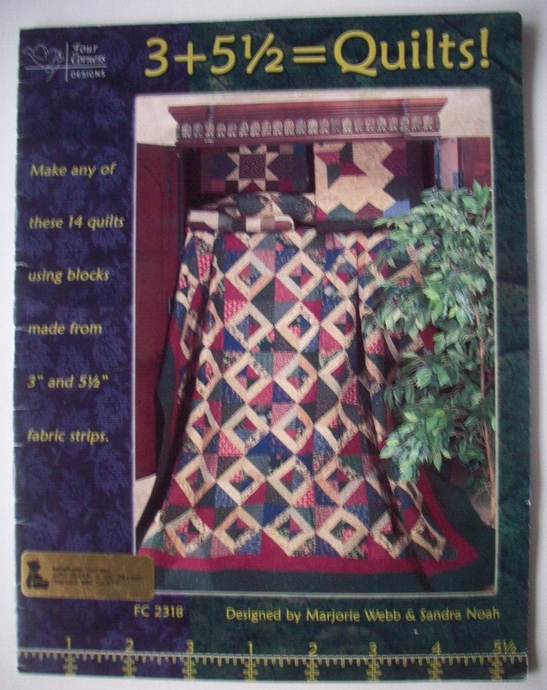 3 + 5 1/2 = Quilts! pattern strip pieced blocks