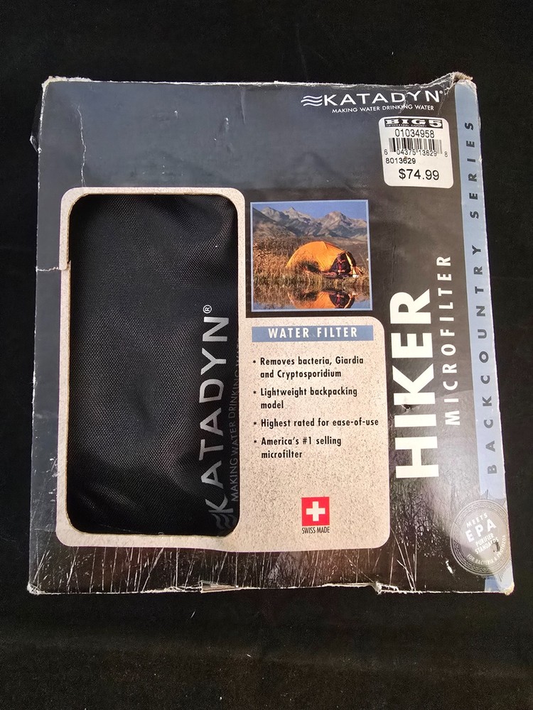 Katadyn Hiker MicroFilter Water System backpacking model