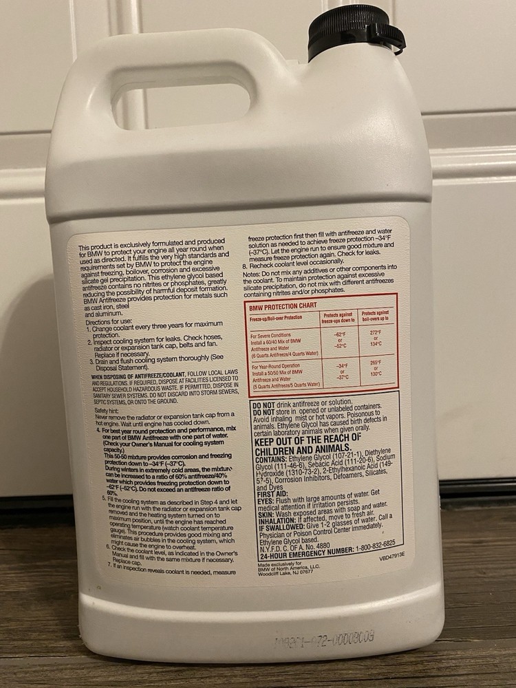 BMW ANTIFREEZE/COOLANT