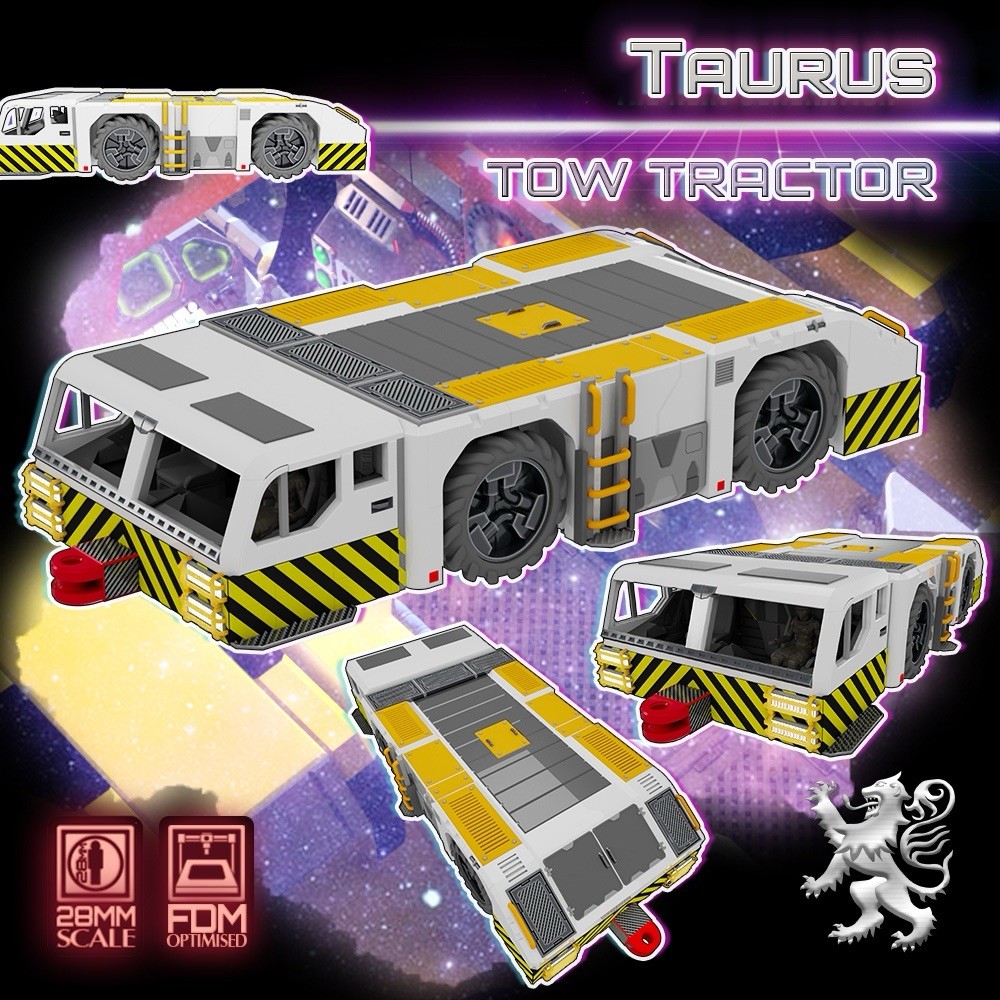 2nd Dynasty Taurus 28mm Pushback Tow Tractor
