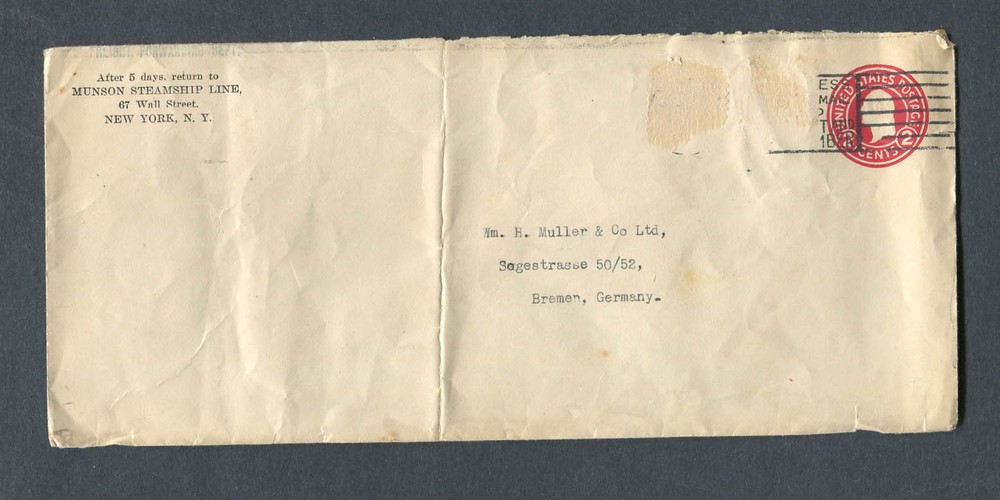 USA : 7 long covers from 1928 until 2006 - used