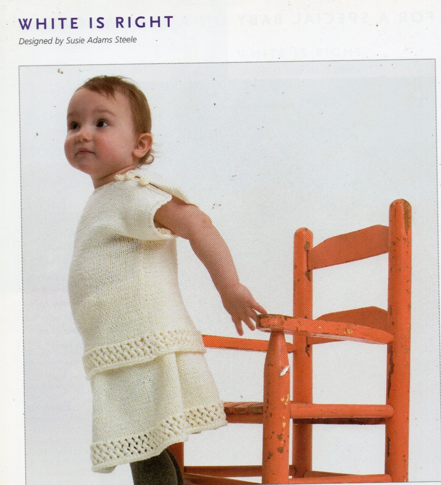 WHITE IS RIGHT KNITTING PATTERN