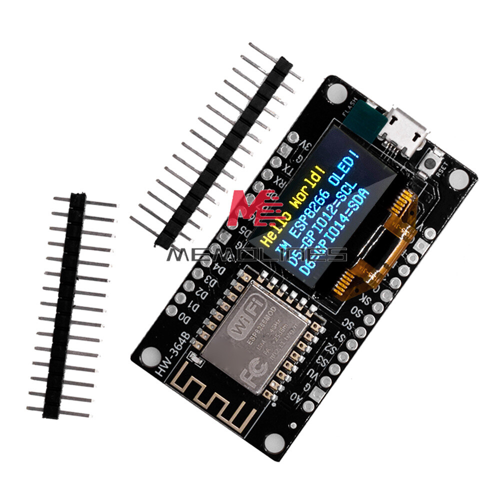 1-10Piece 0.96" ESP-12F Nodemcu ESP8266 WIFI Development Board Type-C/Micro USB