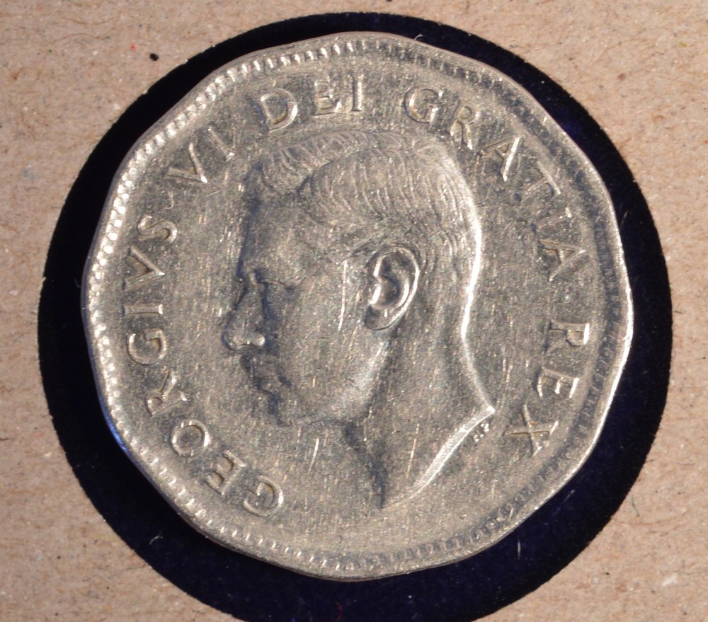1950 Canada Five Cent - Nice Condition - Inv# P-244