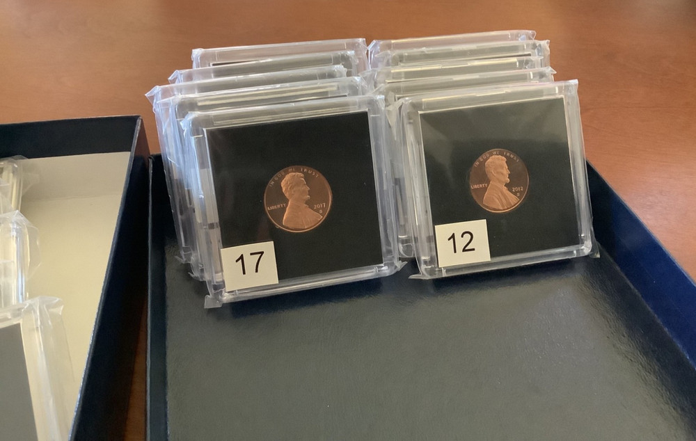 2010-2025 S Lincoln Shield Cent complete 16-coin Proof Set US Mint box