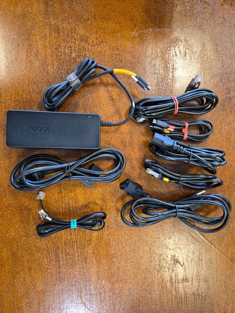 Toast Flex POS System Touch Screen w/ Printer, card reader & Cables