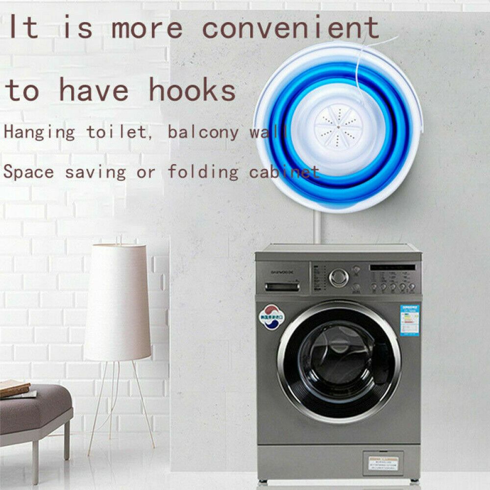 Bucket Type Folding Mini Portable Laundry Machine Clothes Washing Machine