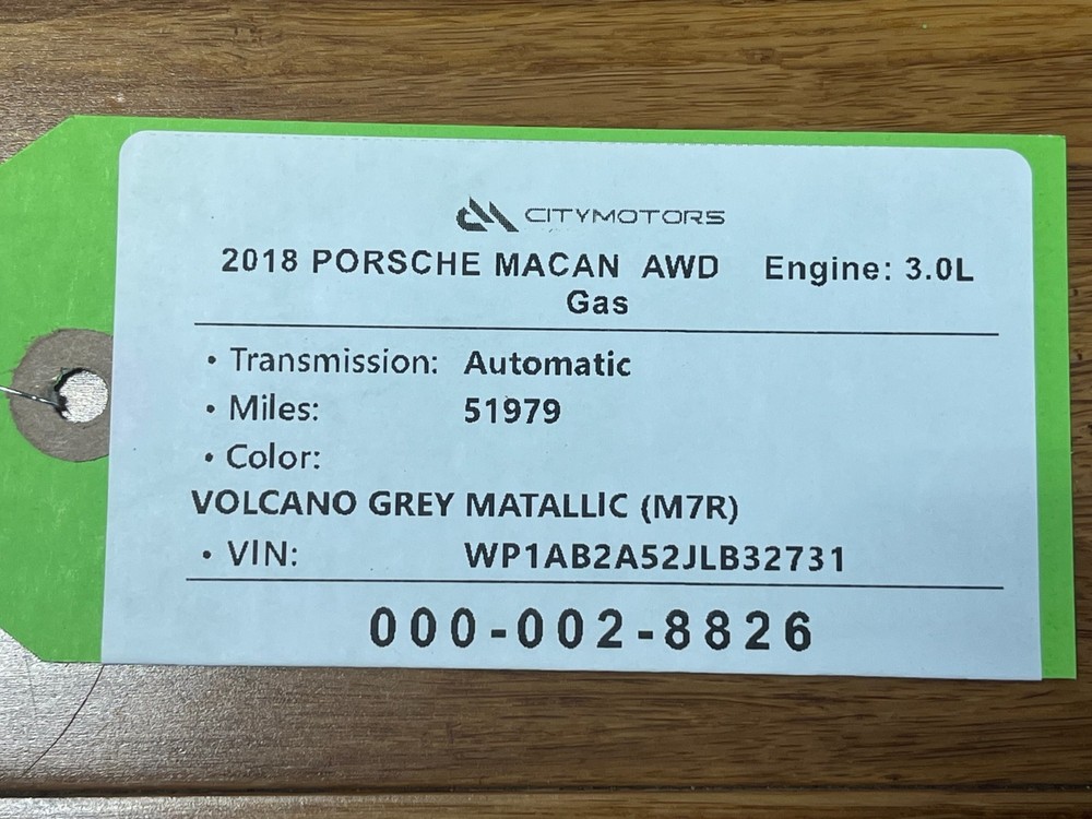 2015-2021 Porsche Macan S 95B Rear Right & Left Support Bracket Set 2 OEM NOTE