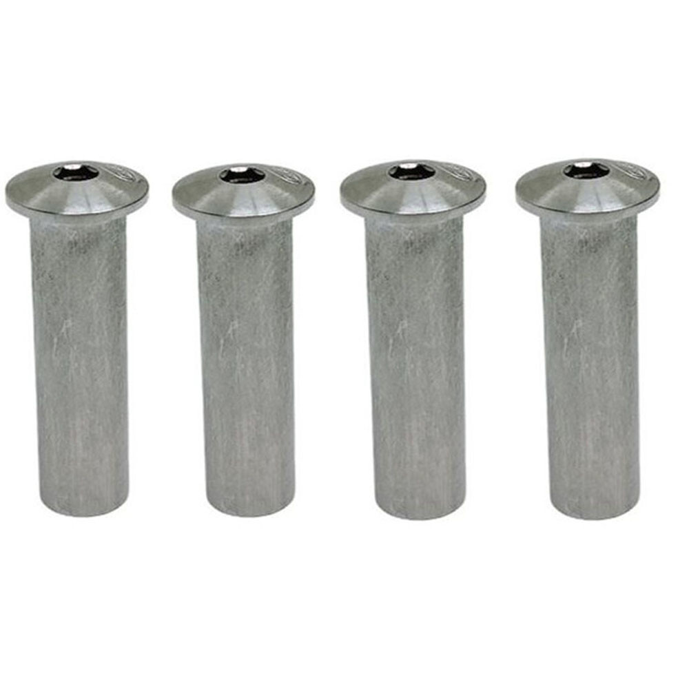 Deck Railing 1/4" Dome Head Stud Receiver Wire Cable Railing Stainless Steel 4PC