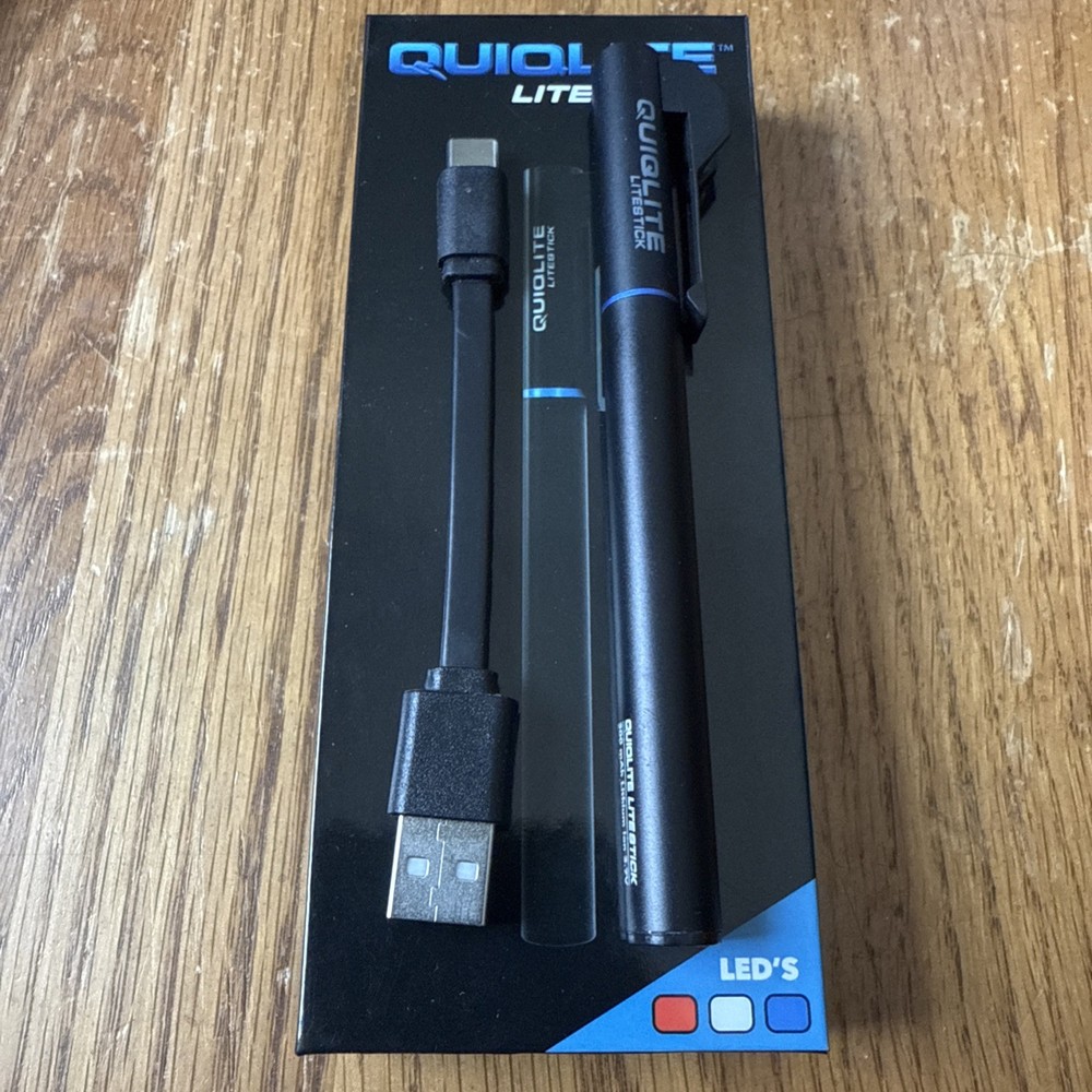 Quiqlite LiteStick Code 3 LED Hands Free Clip-On Light