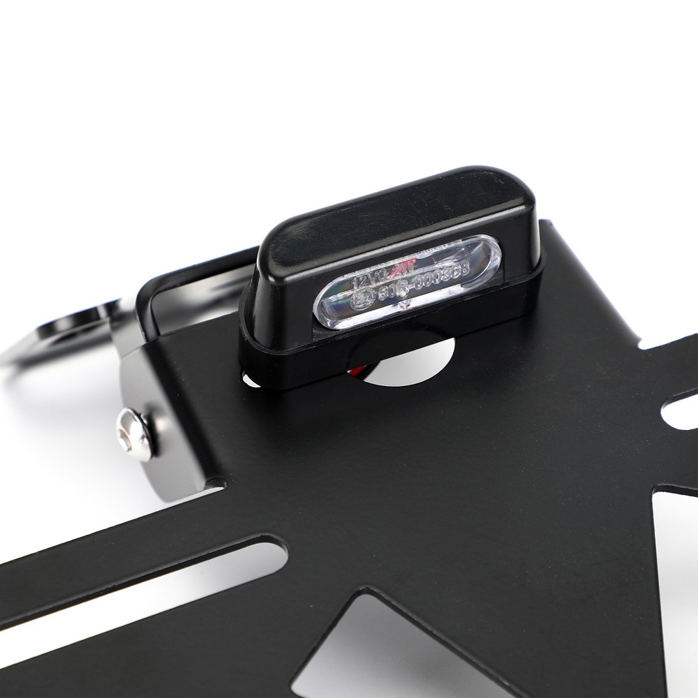 Motorcycle Adjustable Angle License Number Plate Frame Holder Bracket