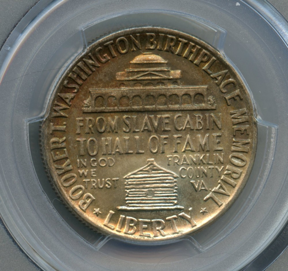 1950 Booker T. Washington Commemorative Silver Half Dollar PCGS MS 65