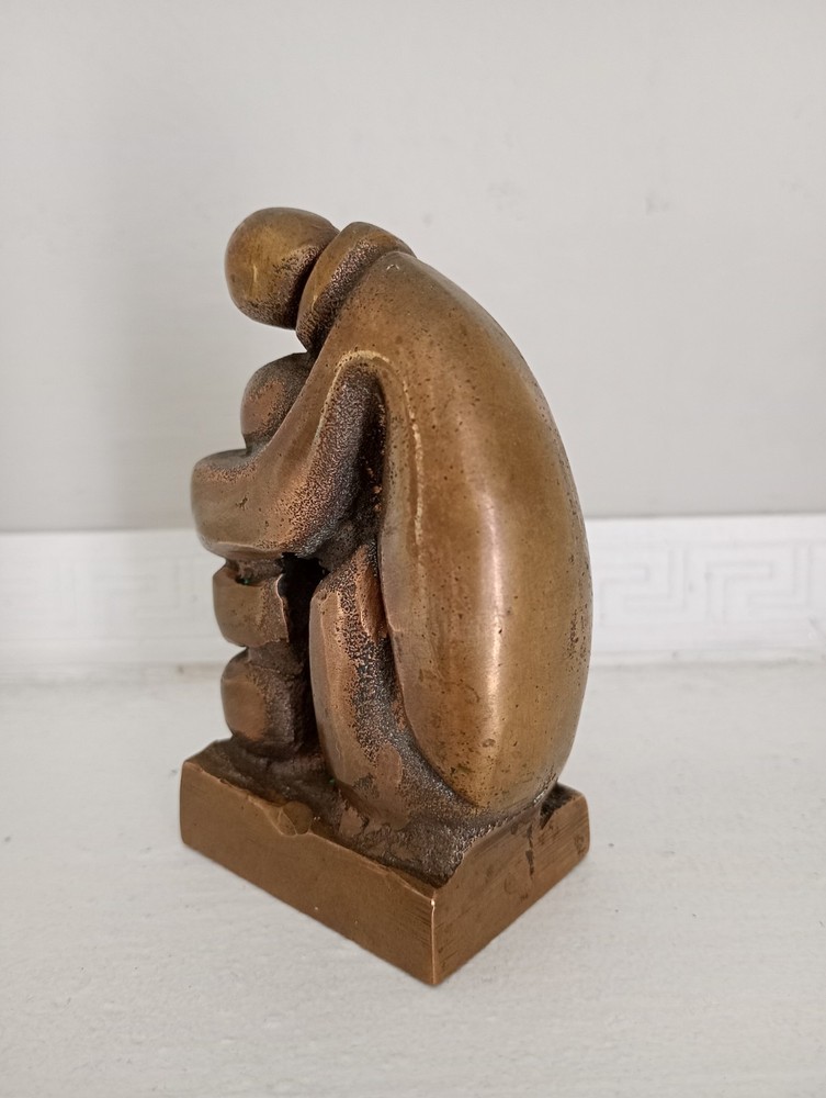 Bronze and Brass Stylized Sculpture