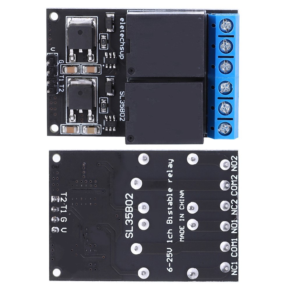 § 2 Channel Bistable Self Locking Trigger Board Button MCU Low Level Control