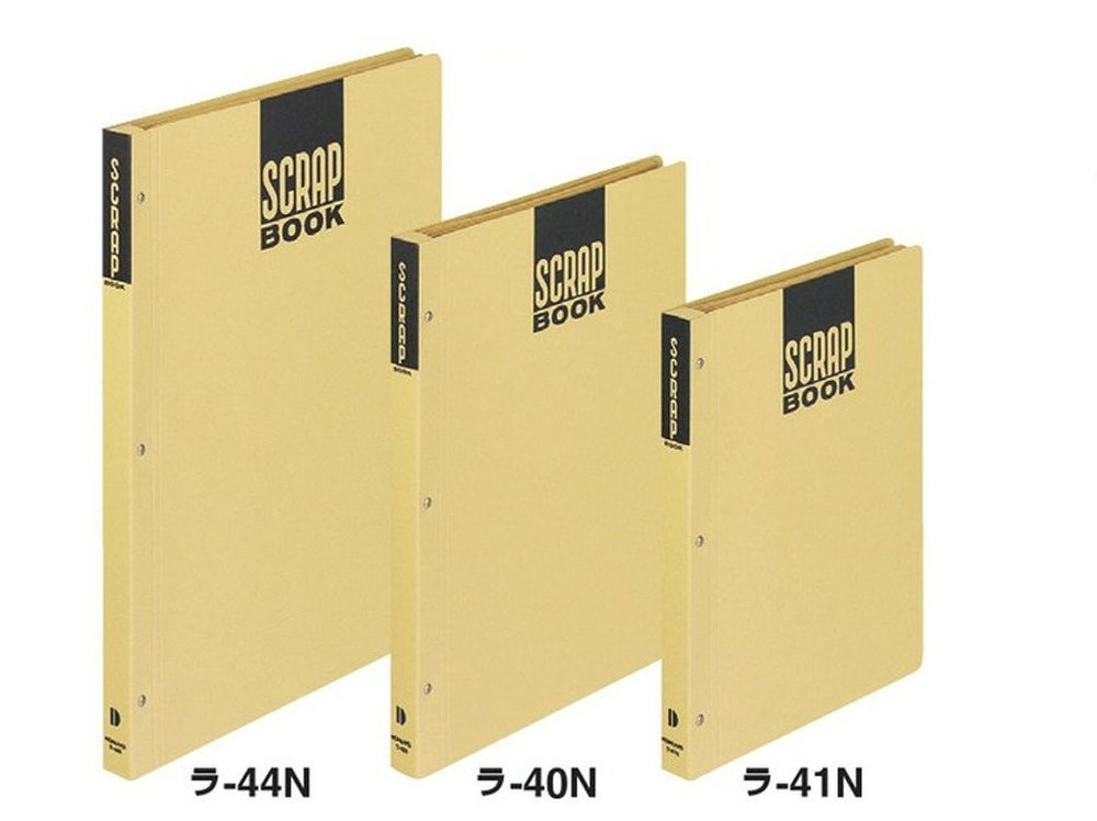 KOKUYO Scrapbook D, Binding Type, A4 Pack, La-40NX4